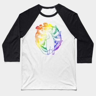 Biblically Accu-Rat Angel (Rainbow Version) Baseball T-Shirt